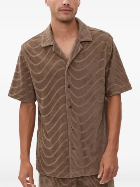 Frescobol Carioca wavy patterned shirt