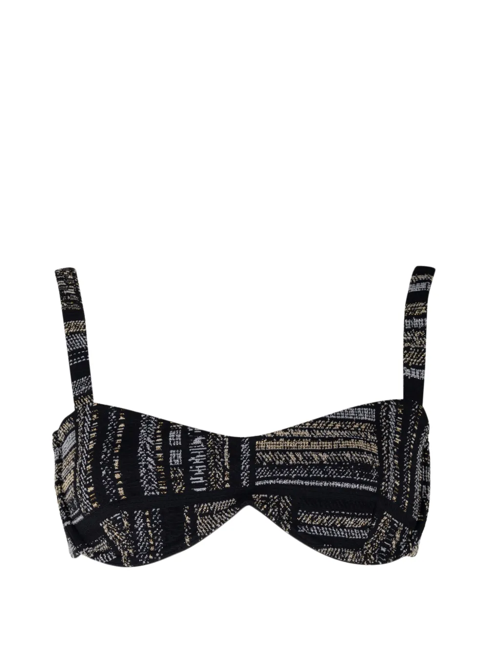 Devon Ivy bikini top - Nero