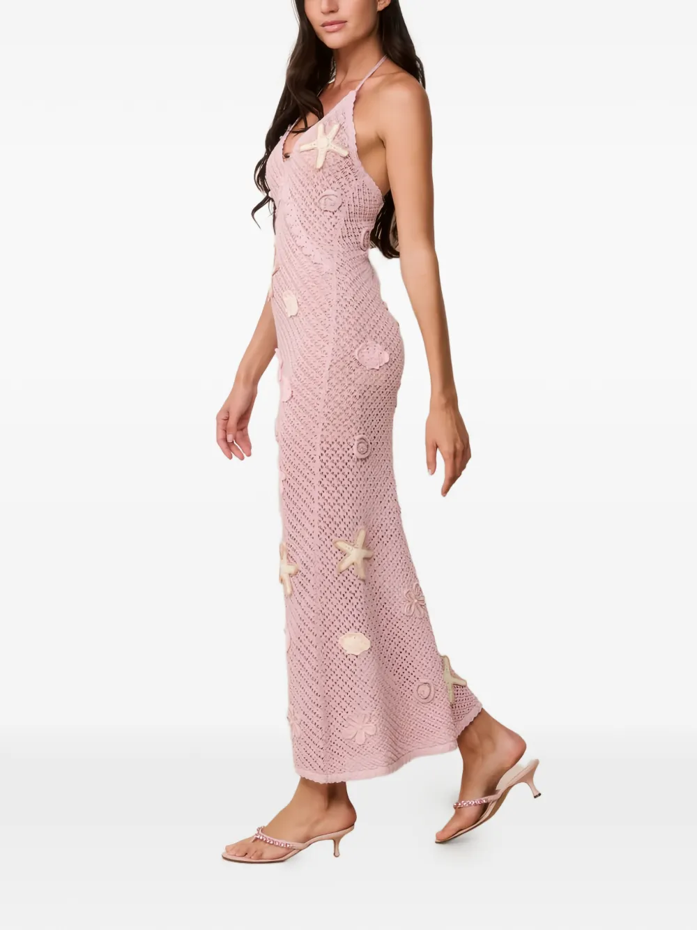LoveShackFancy Macie maxi-jurk Roze