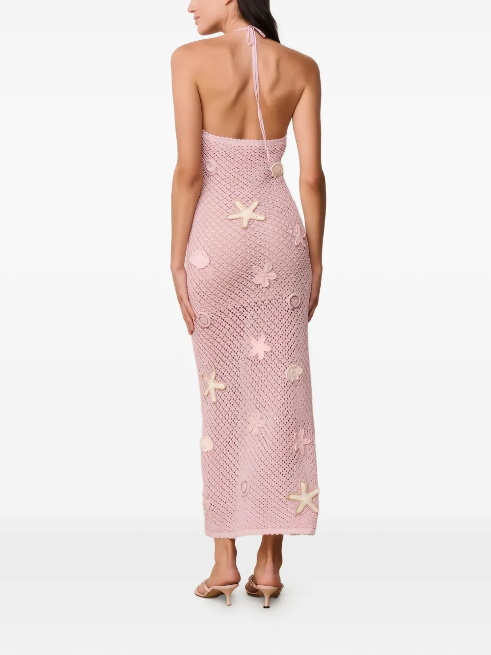 LoveShackFancy Macie maxi-jurk Roze