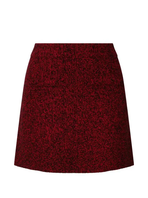 Et Ochs Iris A-line Skirt in Red