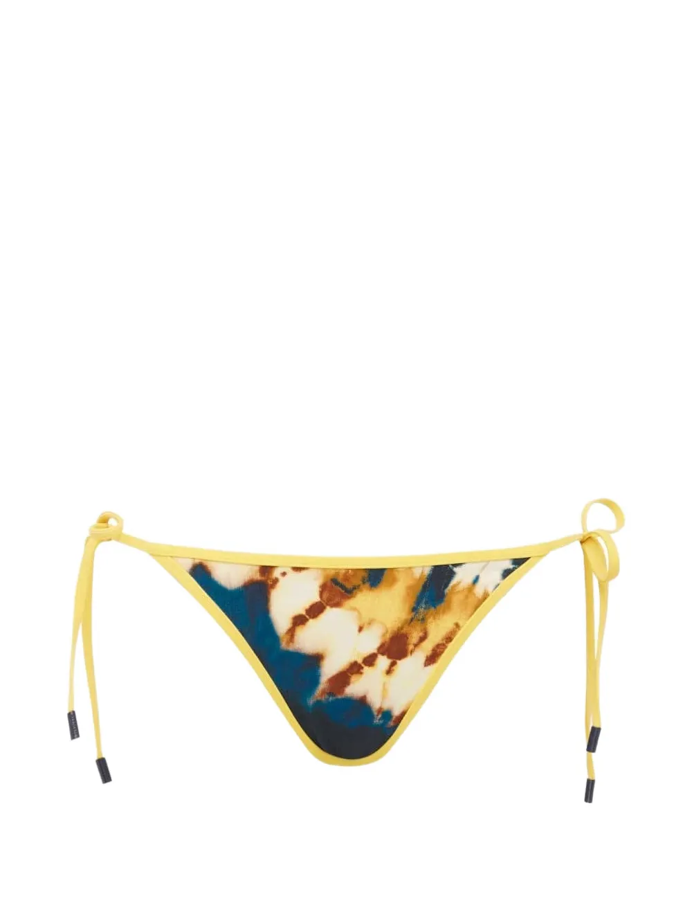 ALEMAIS Martine tie-dye side-tie bikini bottoms - Blu