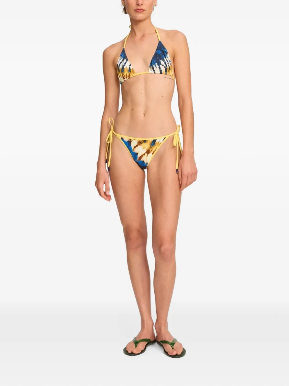 ALEMAIS Martine bikinislip met tie-dye print Blauw