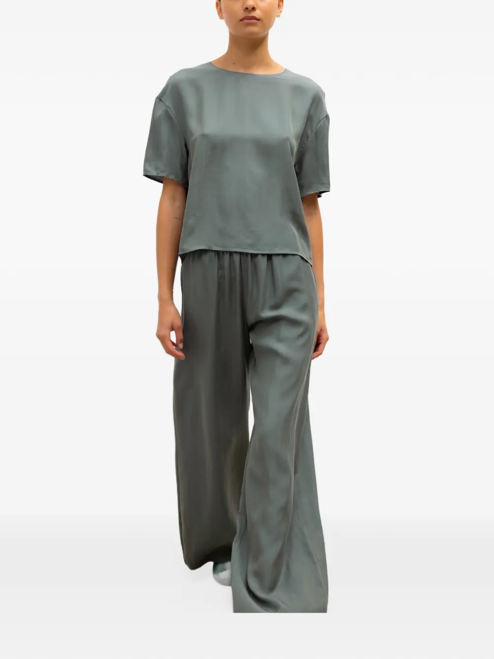 LESET wide-leg trousers Groen