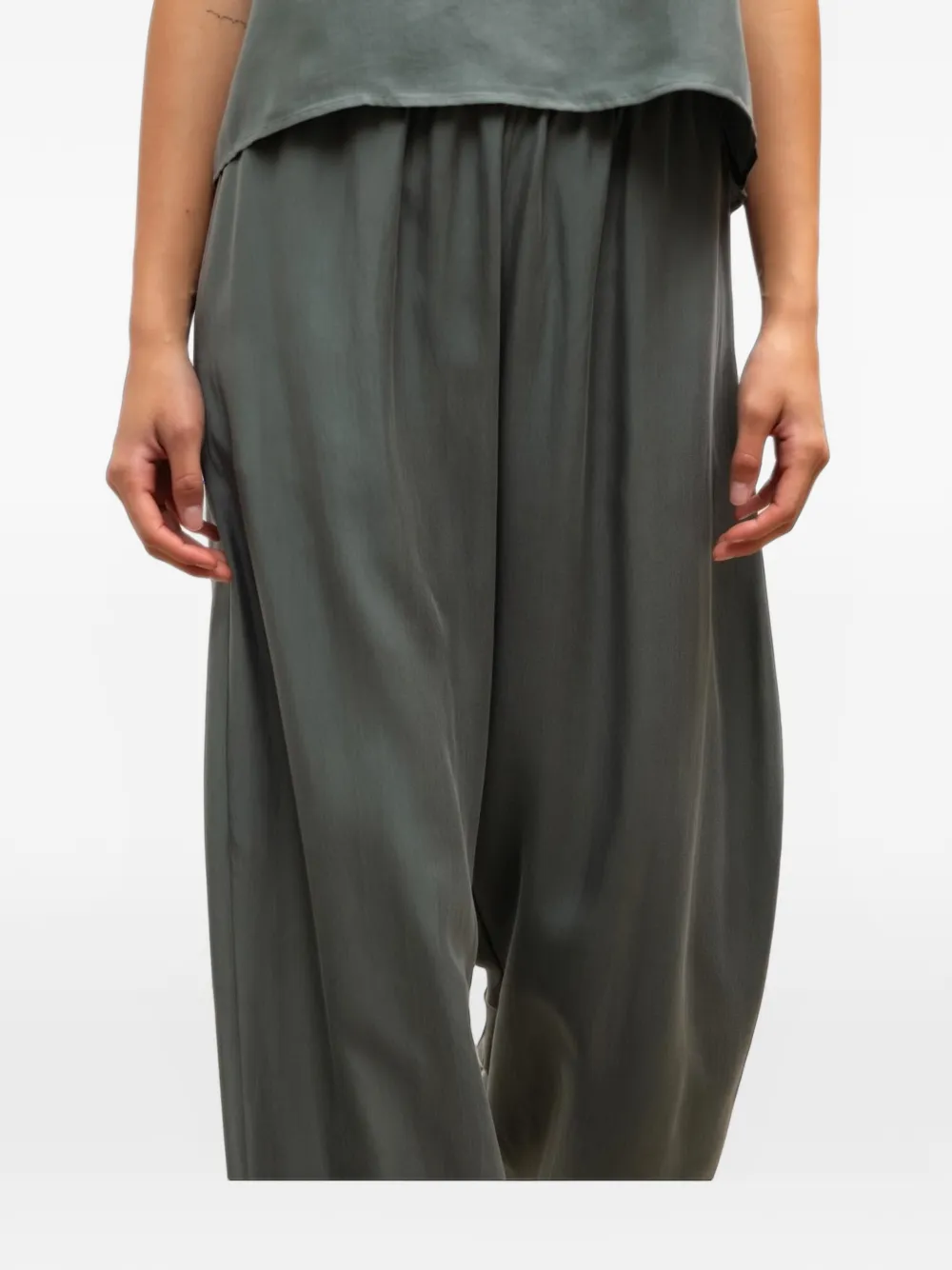 LESET wide-leg trousers Groen