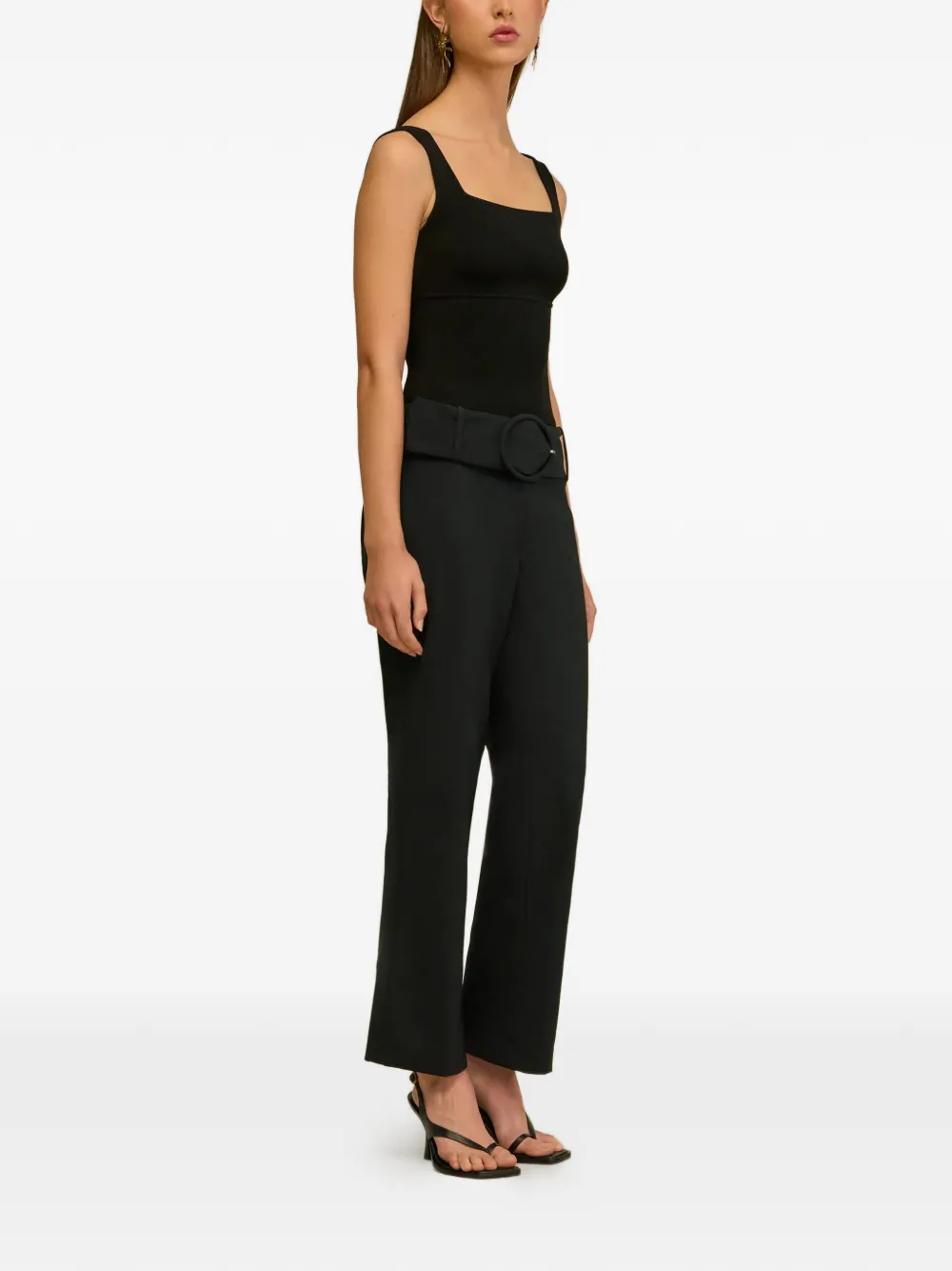 Cult Gaia Levi top met vierkante hals Zwart