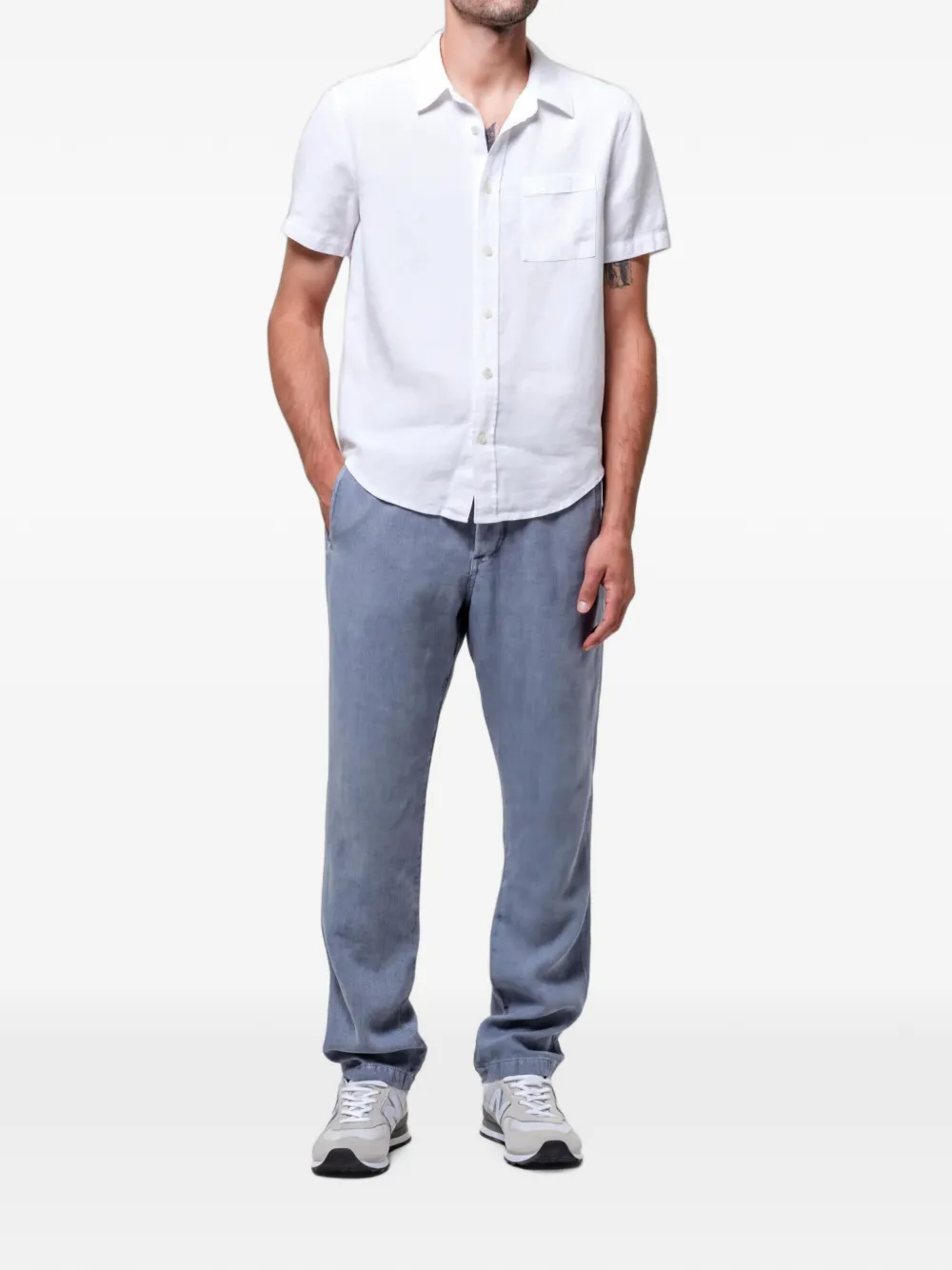 Citizens of Humanity Broek met trekkoord Blauw