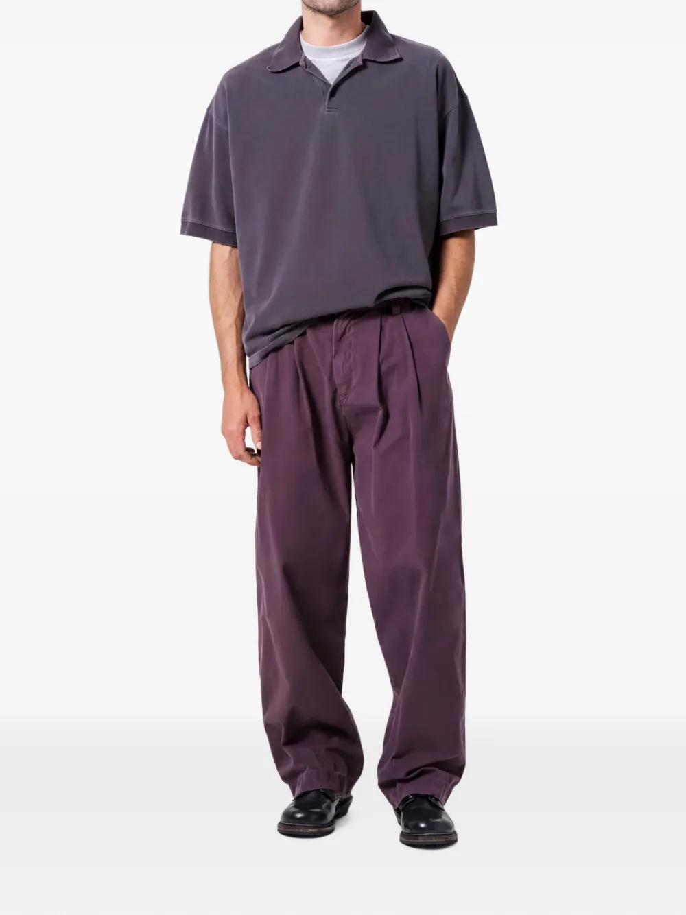 AGOLDE Slater broek met geplooid detail Bruin
