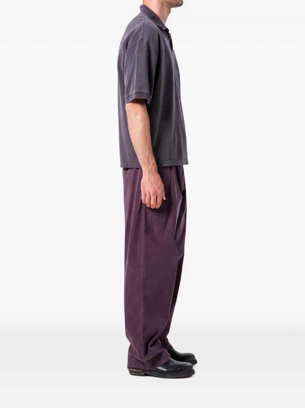AGOLDE Slater broek met geplooid detail Bruin
