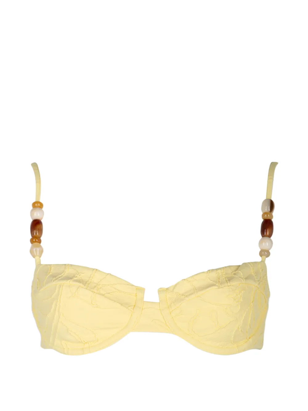 Devon Windsor Poppy bikini top - Giallo