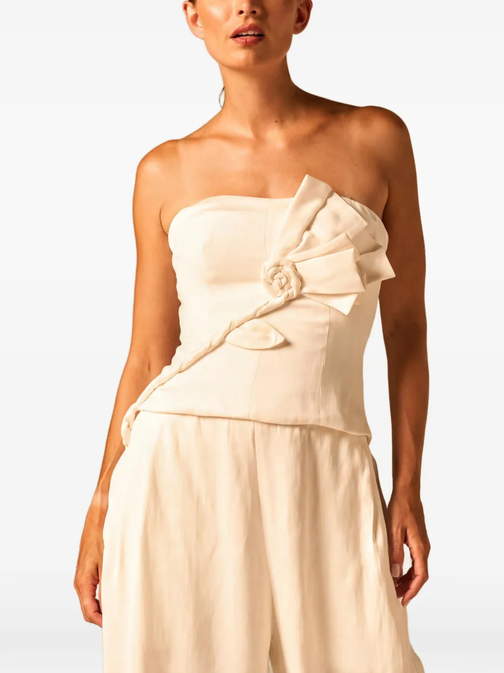 JBQ Strapless top Wit