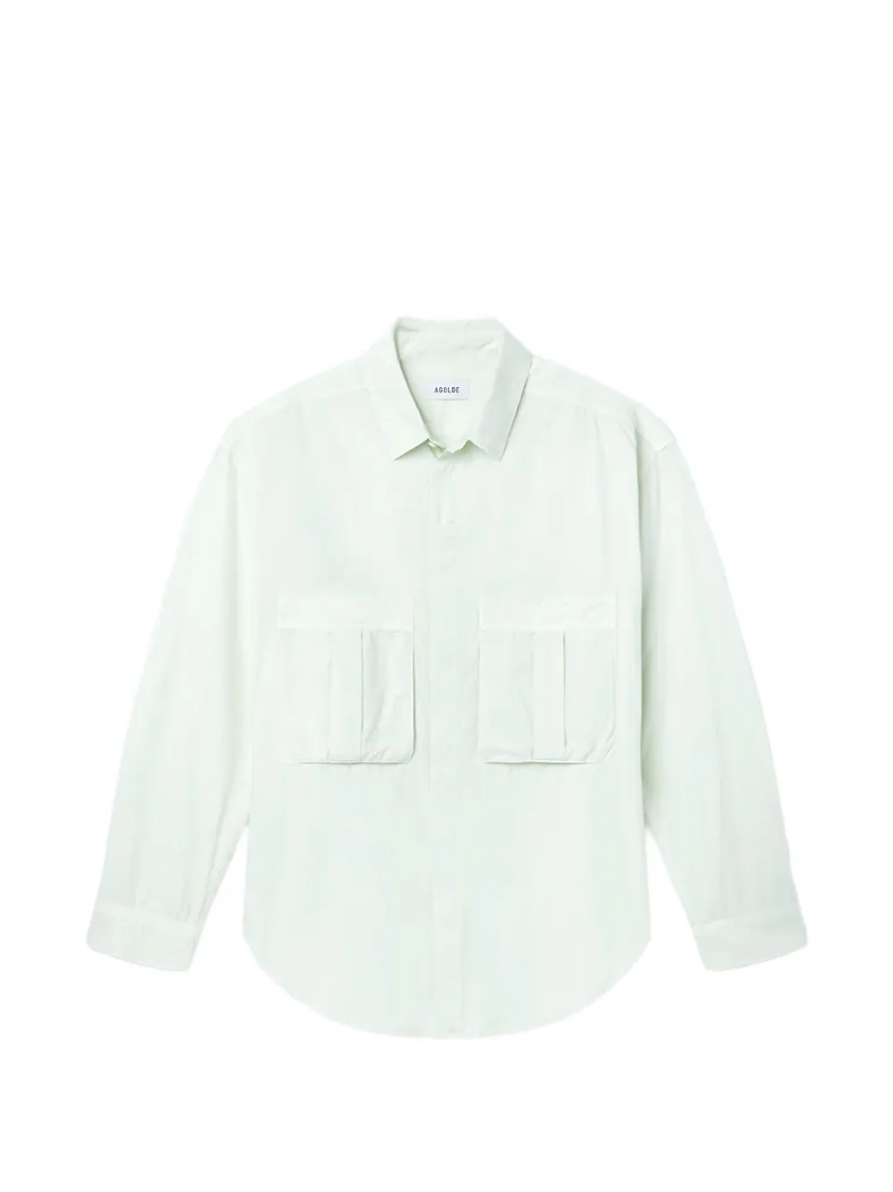 AGOLDE flap pocket shirt - Verde