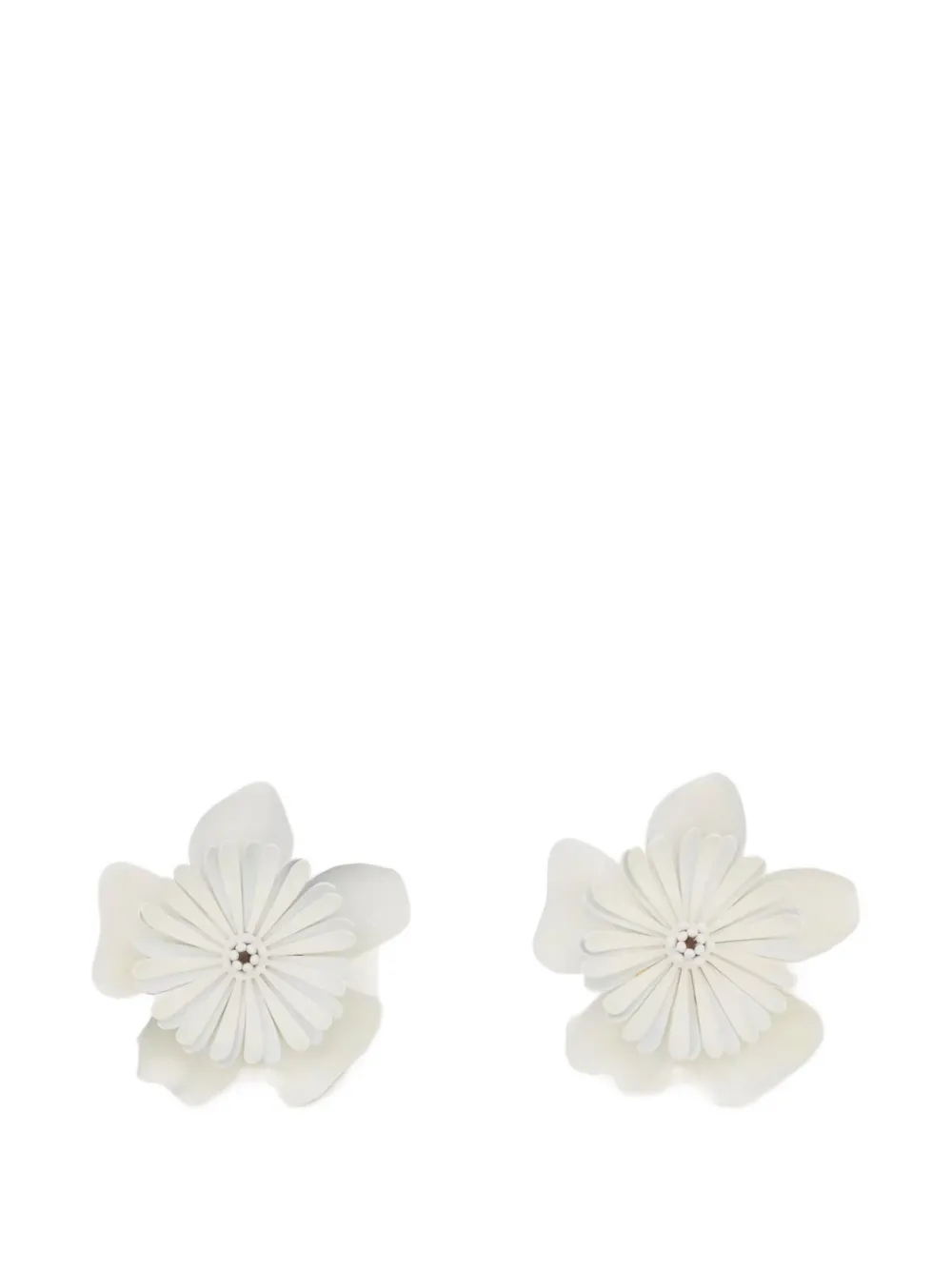 Chloé Bloom earrings - Bianco