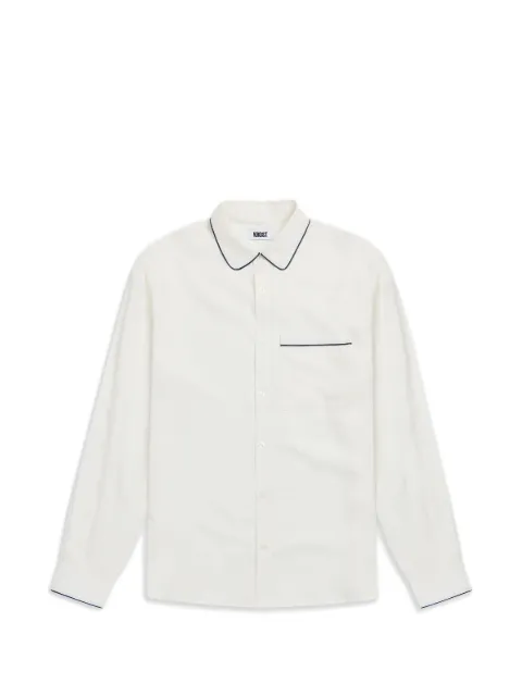 KROST piping-detail chest-pocket shirt