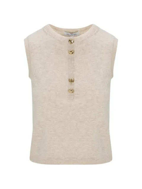 HEVRON Madeline round-neck vest