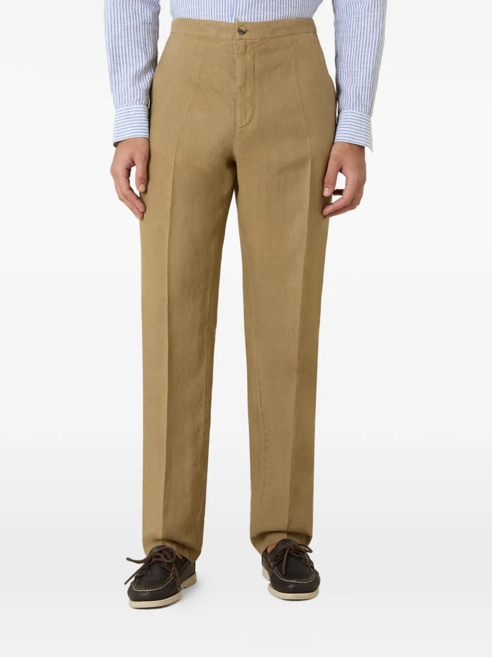 Boglioli Broek met knopen Beige