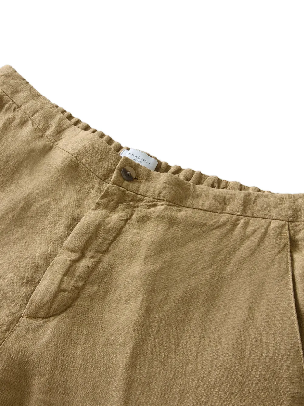 Boglioli Broek met knopen Beige