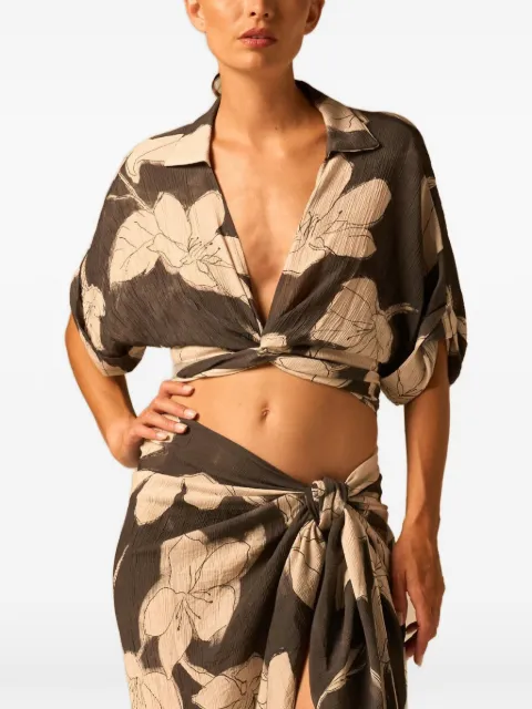 JBQ floral tie top