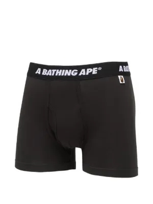 AMIRI ロゴウエスト ボクサーパンツ 2枚組 | ブラック | FARFETCH JP