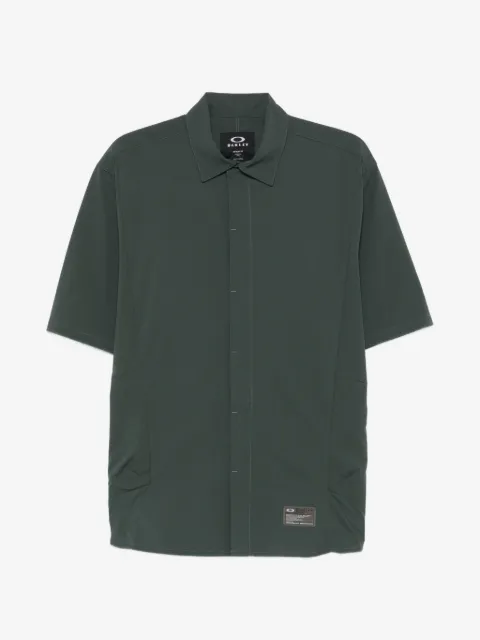 Oakley short-sleeve logo-patch shirt