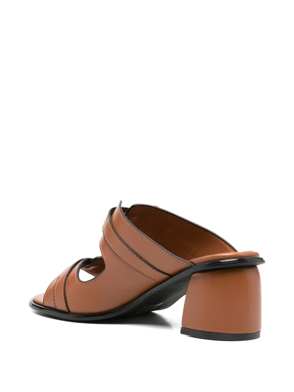 CAFèNOIR Sandalen met gesp Bruin