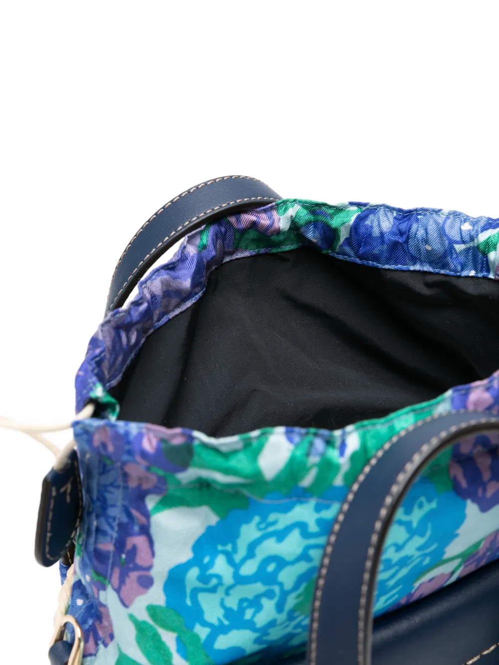 CUBA LAB Habanera shopper met bloemenprint Beige