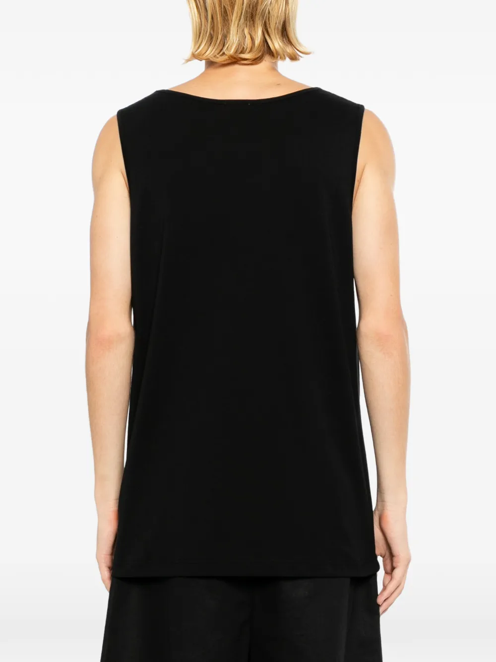 Moschino Top met diepe ronde hals Zwart