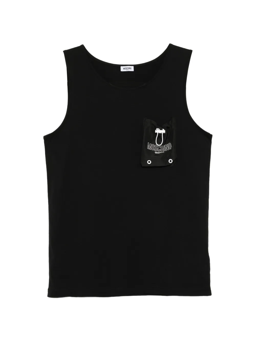 Moschino scoop-neck vest - Nero