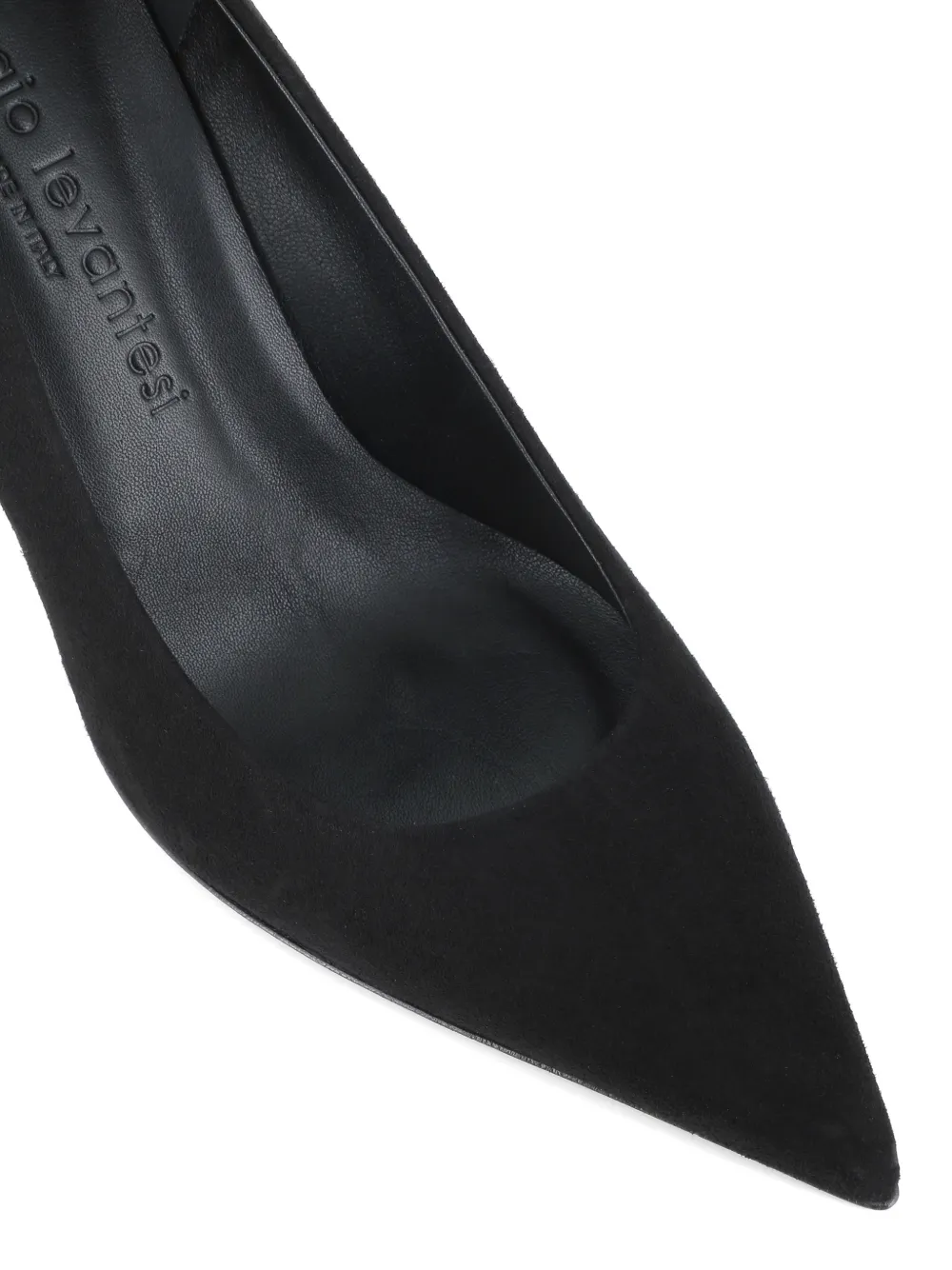 Sergio Levantesi Dusy pumps met puntige neus Zwart