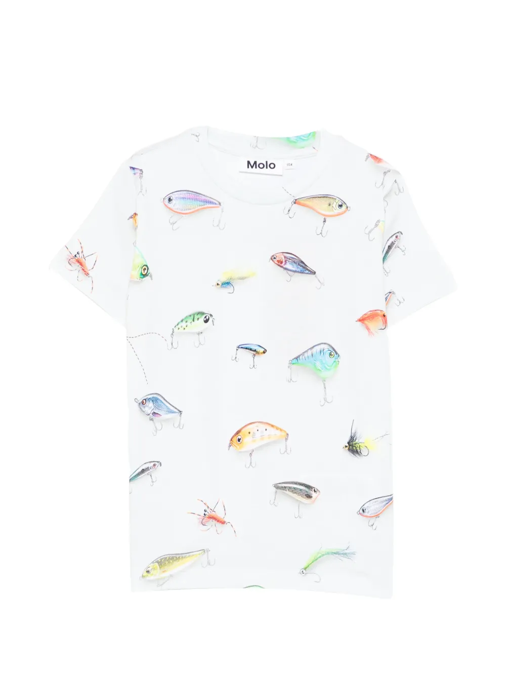 Molo Ralphie fishing-lure print T-shirt - Verde