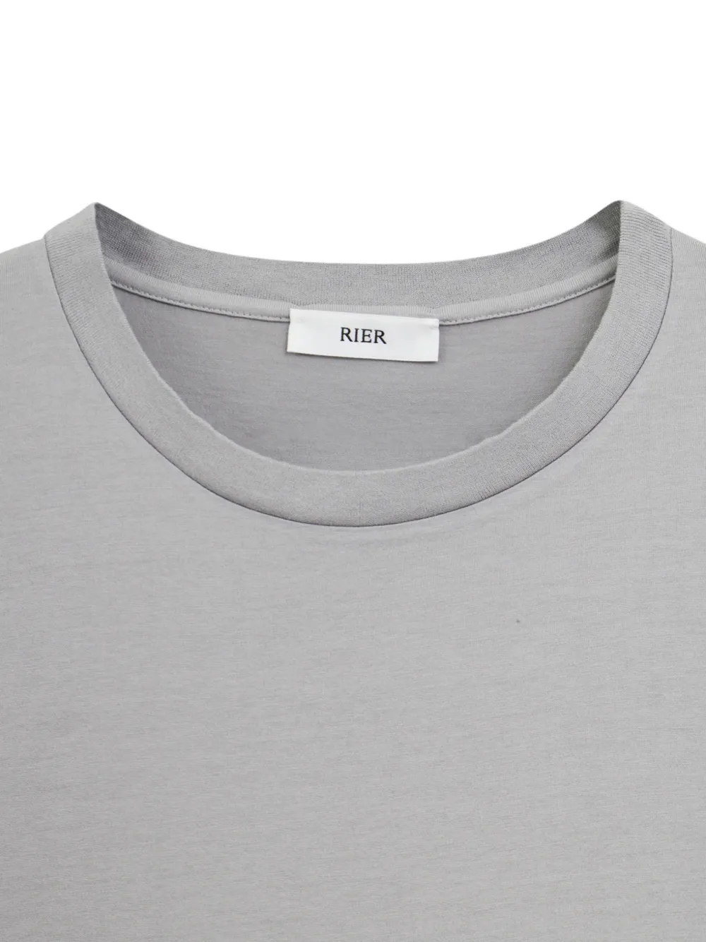 Rier T-shirt met ronde hals Grijs