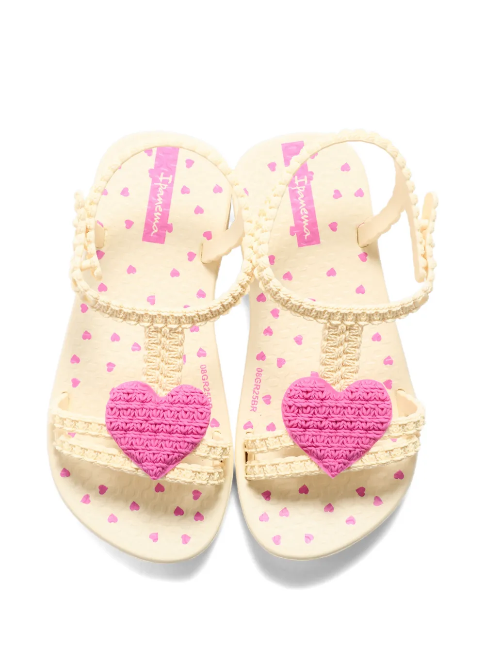 Ipanema Sandalen met hartapplicatie Beige