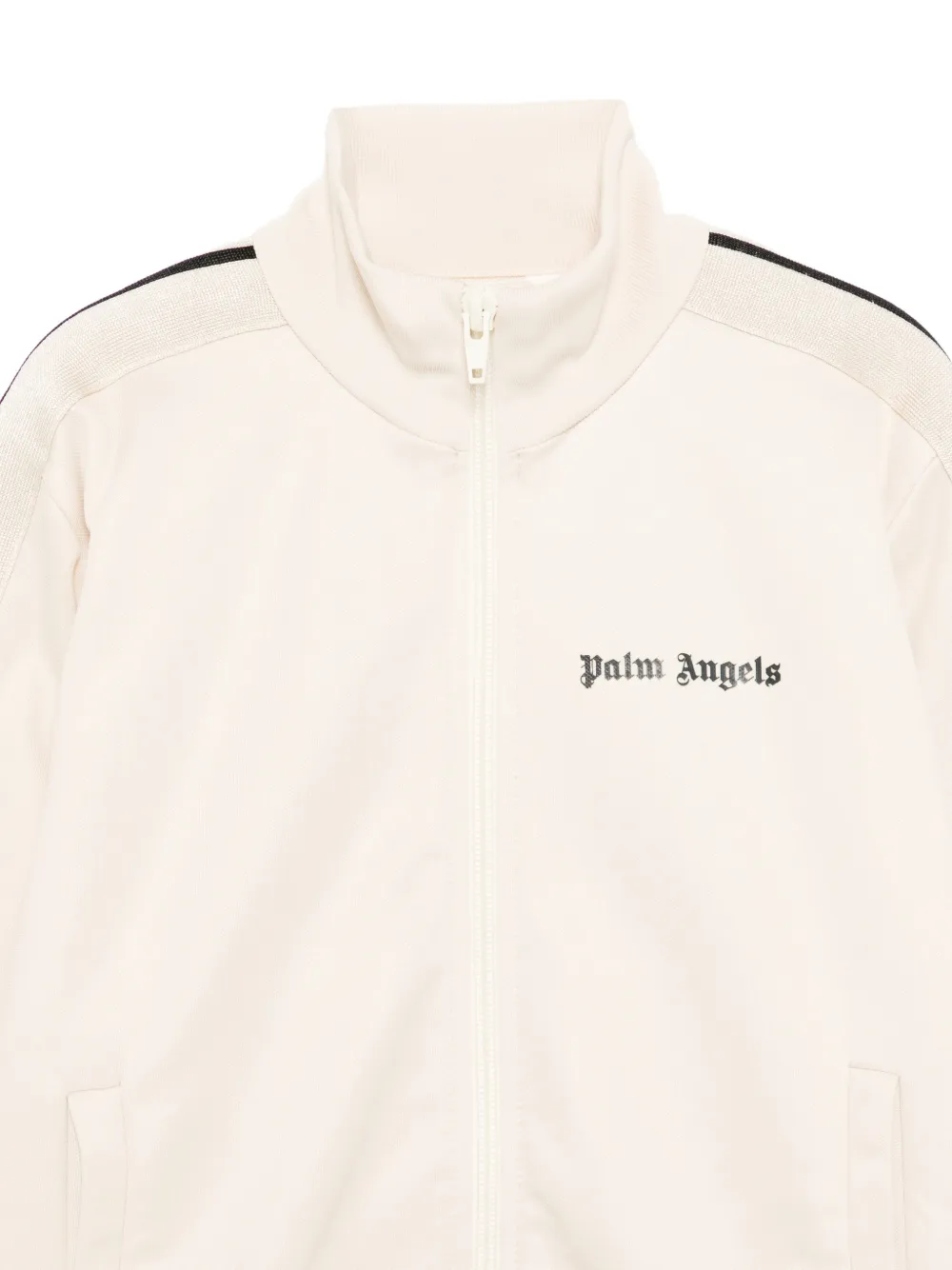 Palm Angels Kids Sweater met rits Beige