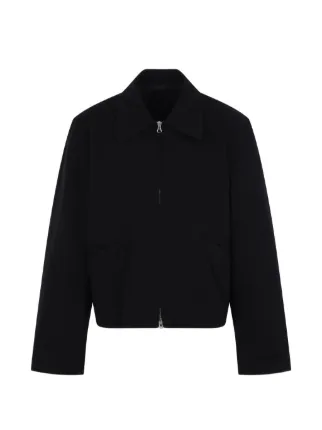 SALON C. LUNDMAN zip-up Cotton Jacket | Black | FARFETCH