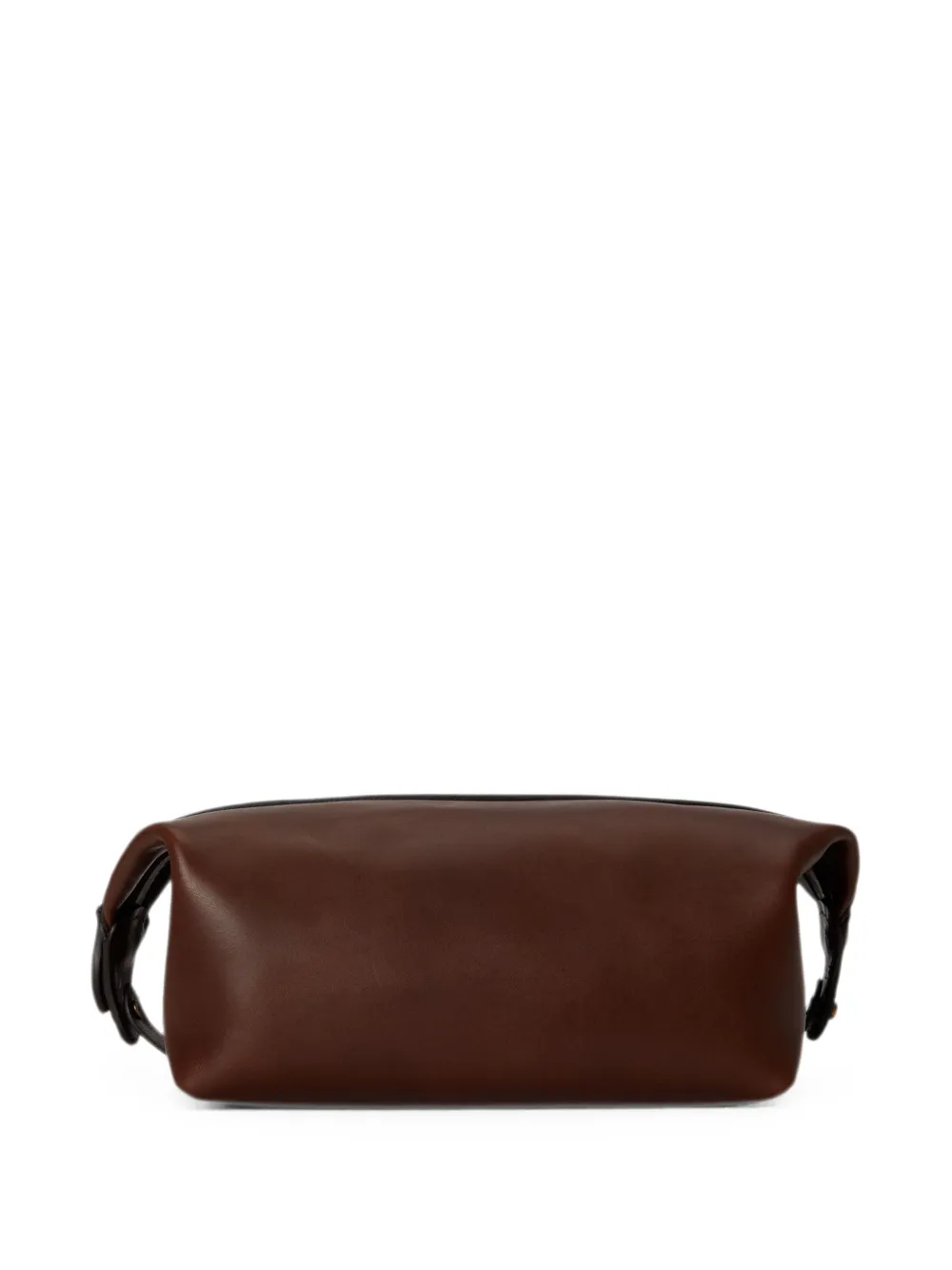 Polo Ralph Lauren Leren toilettas Bruin