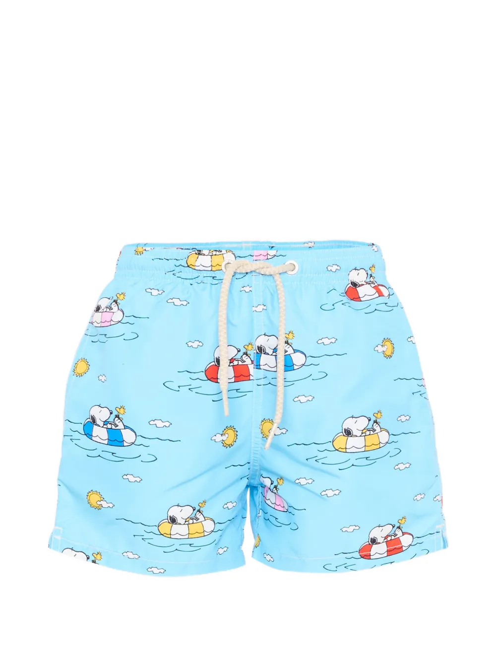 MC2 Saint Barth Kids drawstring-fastening swim shorts - Blau