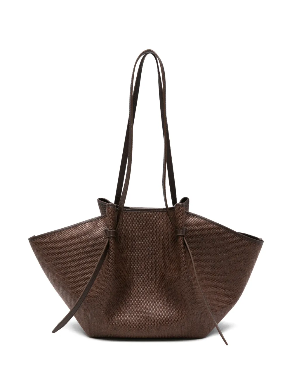 Yuzefi large Mochi shoulder bag - Marrone