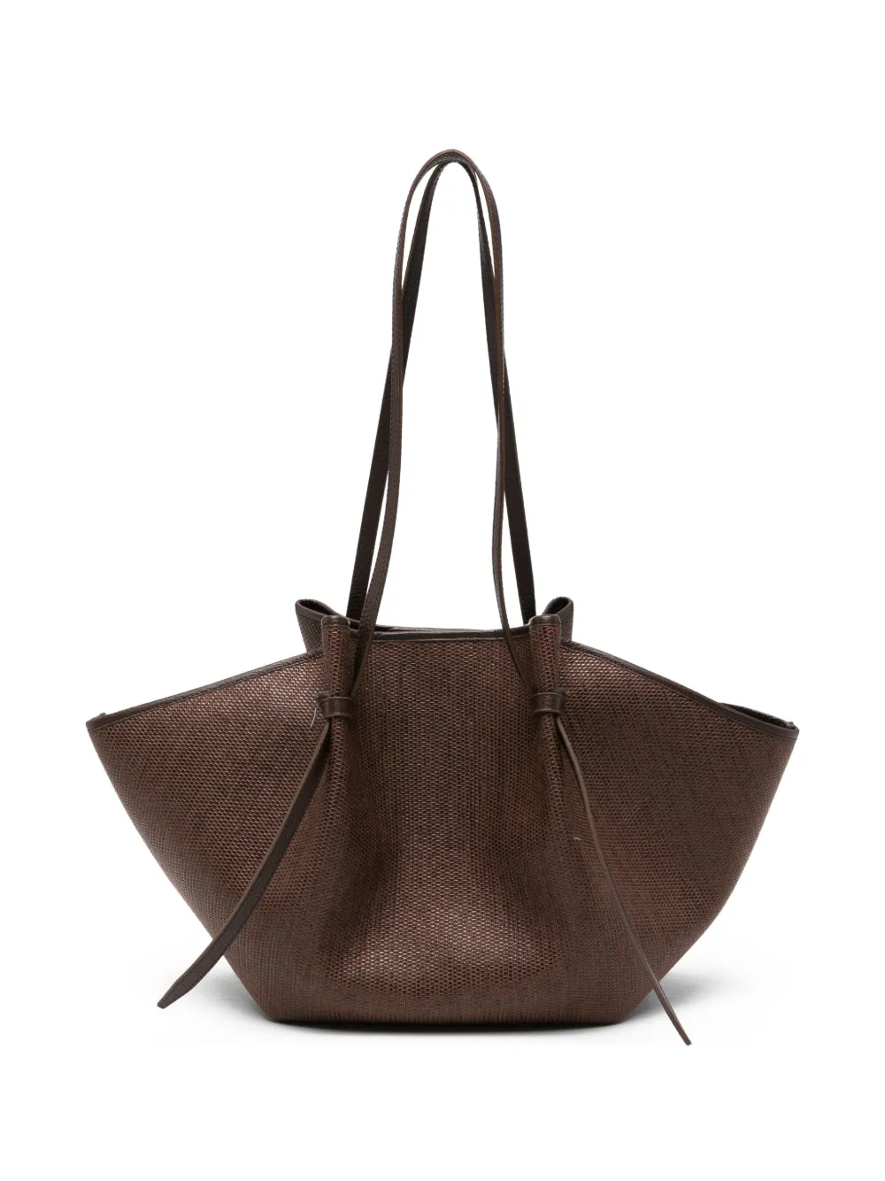 Yuzefi large Mochi shoulder bag - Marrone