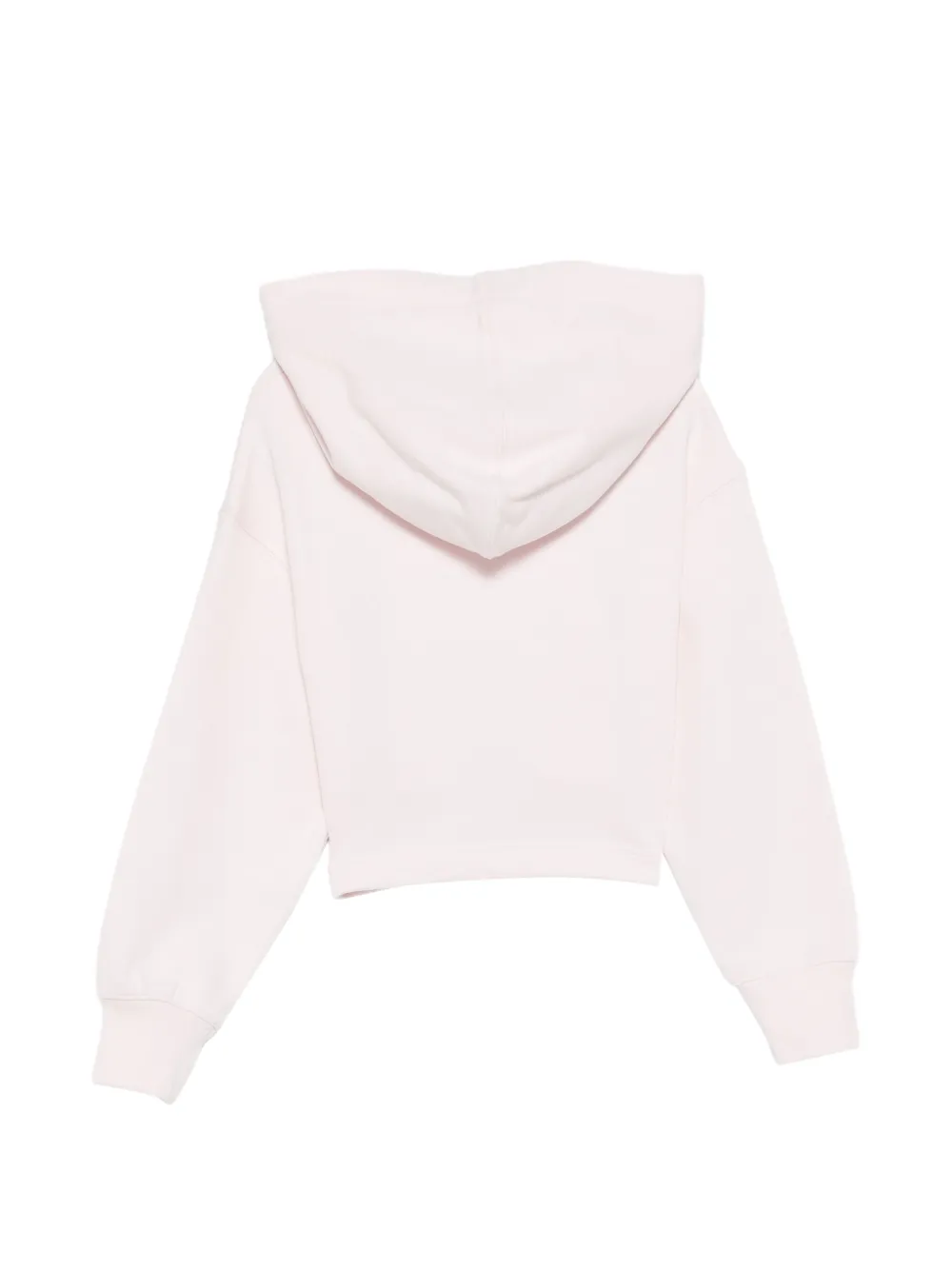 Palm Angels Kids Hoodie verfraaid met stras en logo Roze