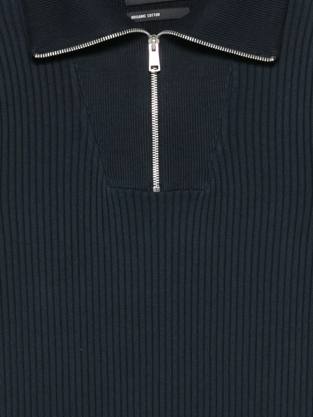 Marc O'Polo Trui met halve rits Blauw