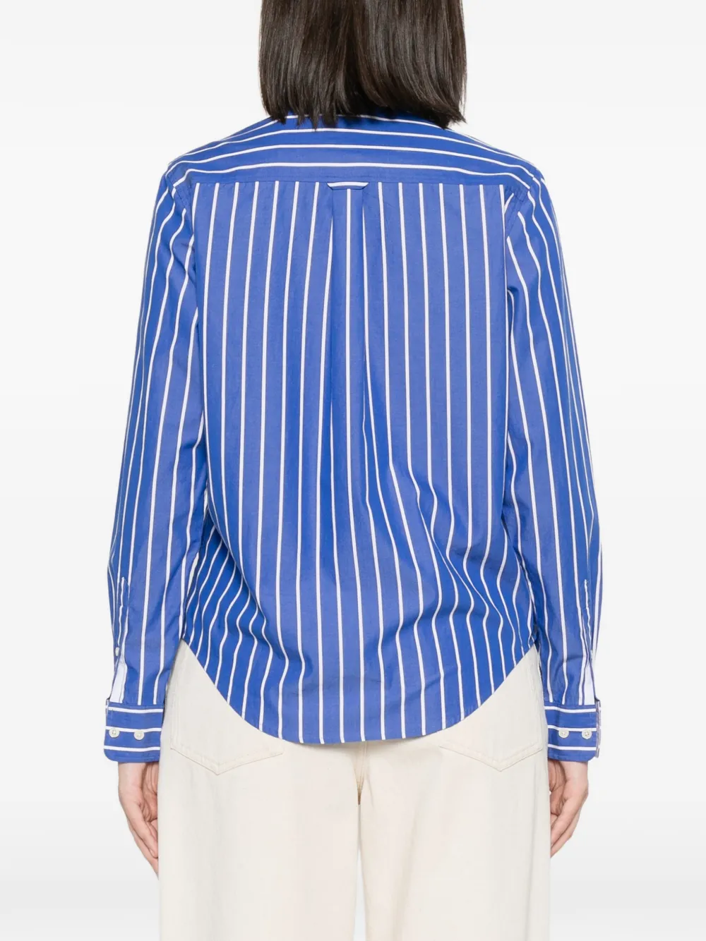 Gant Gestreept shirt Blauw