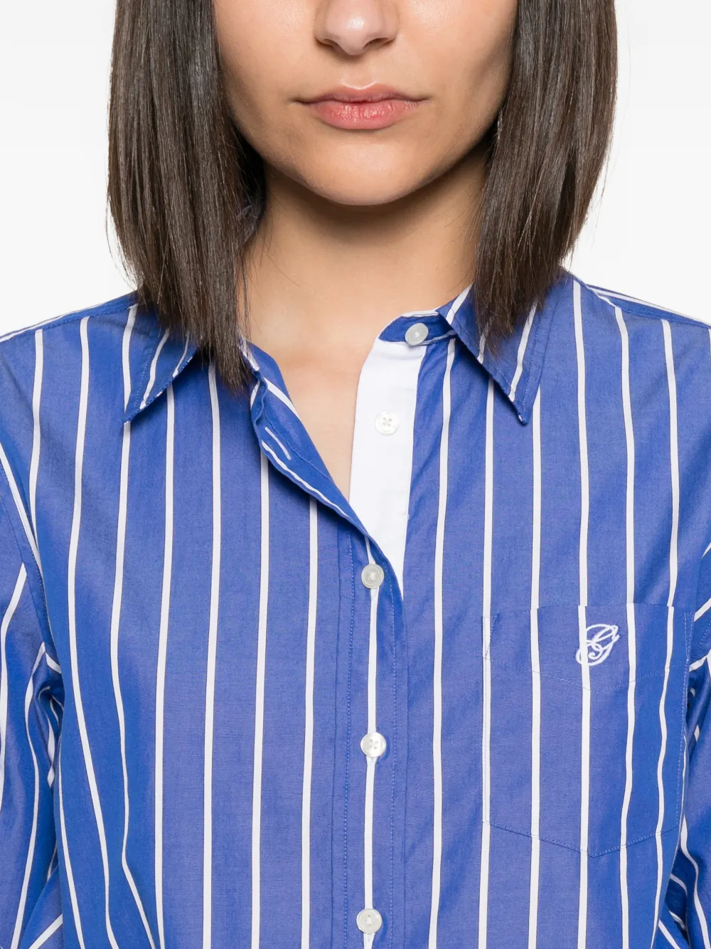 Gant Gestreept shirt Blauw