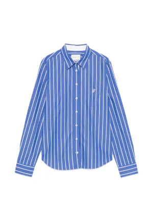 Weekend Max Mara ストライプカラー シャツ | ブルー | FARFETCH JP