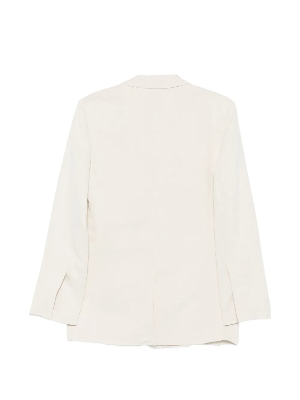 Marc O'Polo Blazer met enkele rij knopen en gekerfde revers Beige