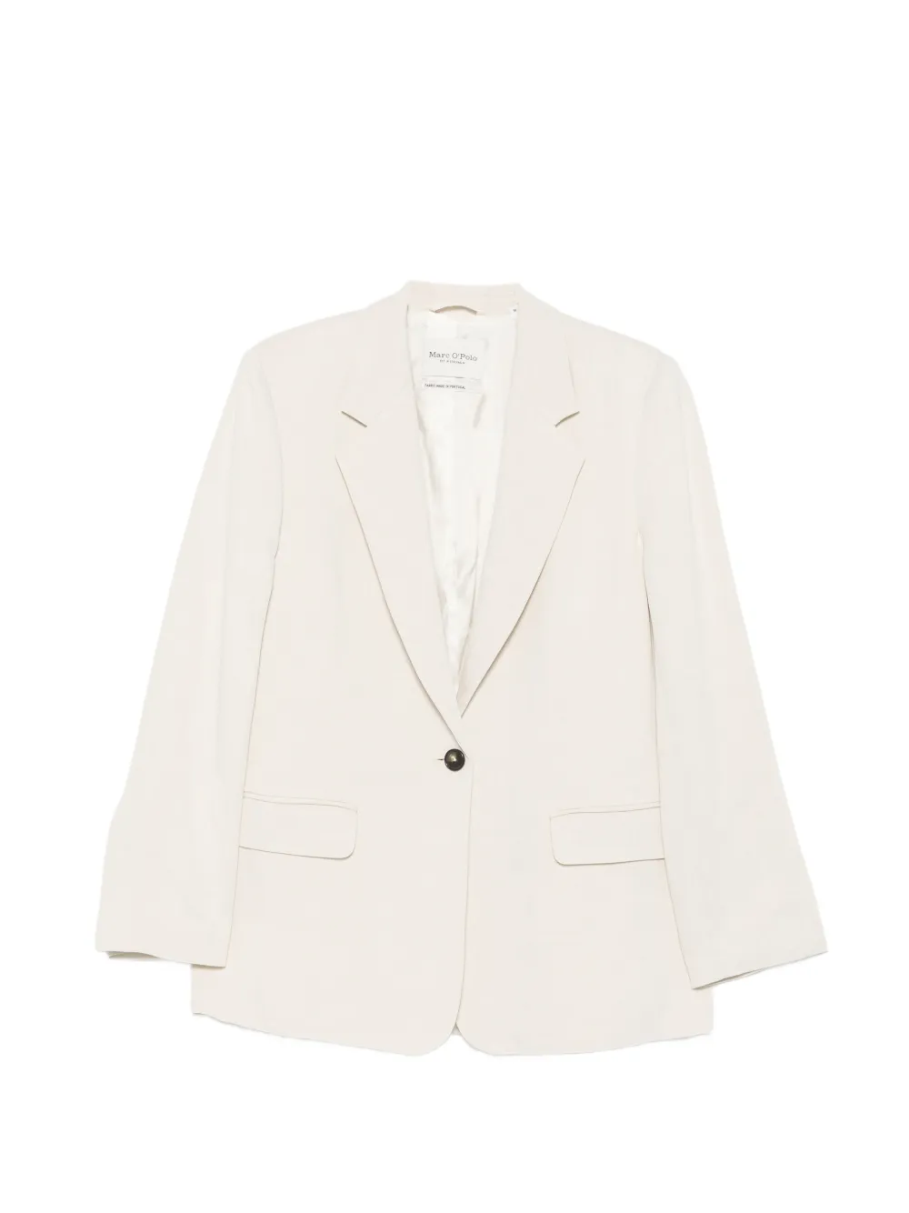 Marc O'Polo single-breasted notched-lapels blazer - Toni neutri