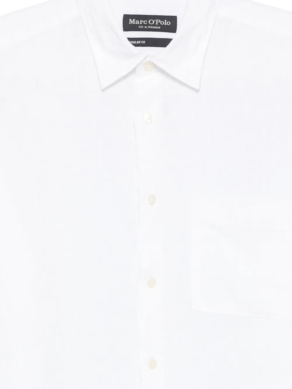 Marc O'Polo Linnen overhemd Wit
