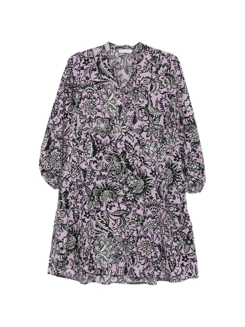 Marc O'Polo floral-print mini dress - Viola