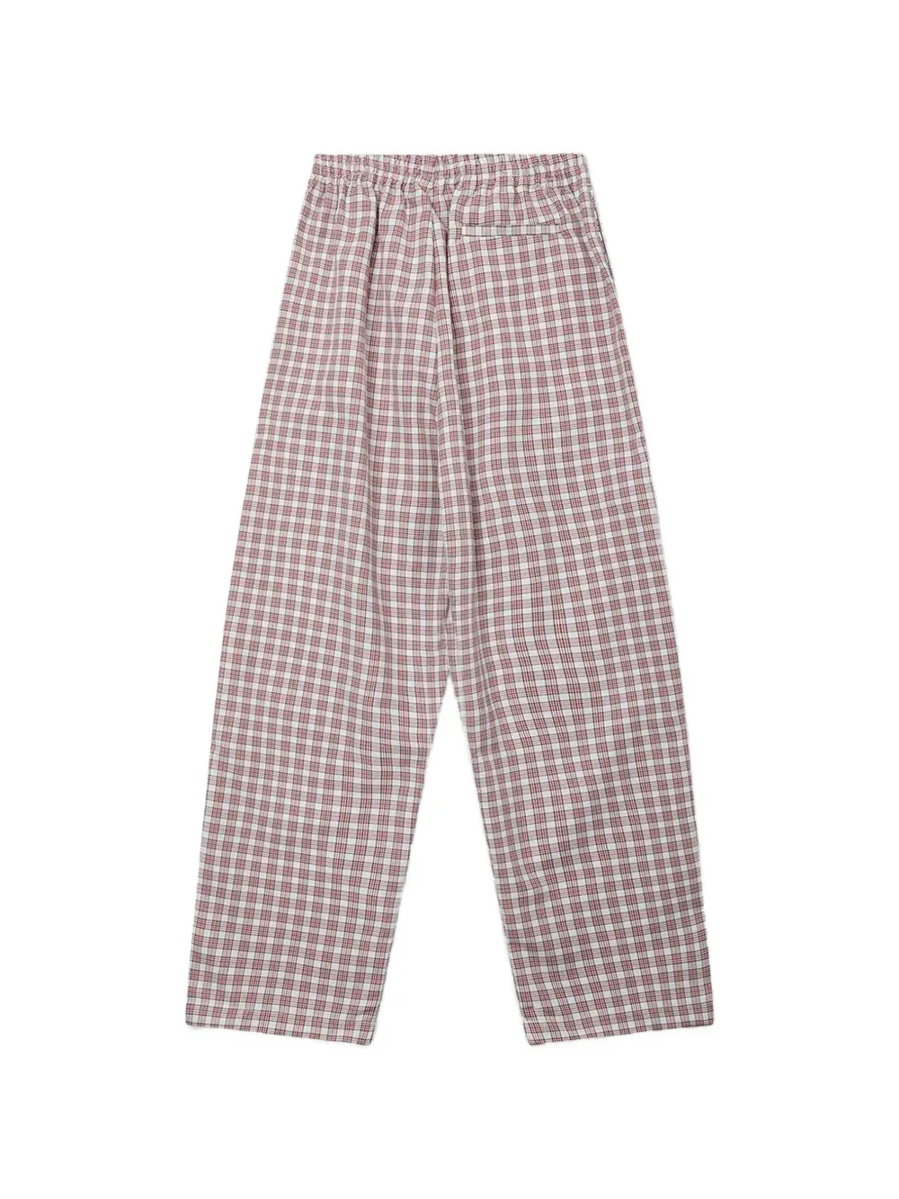 Willy Chavarria plaid trousers - Rosso