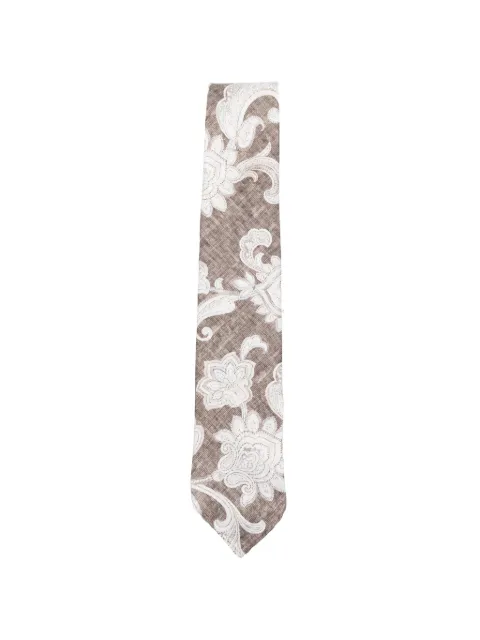 Dell'oglio Martin paisley-pattern tie
