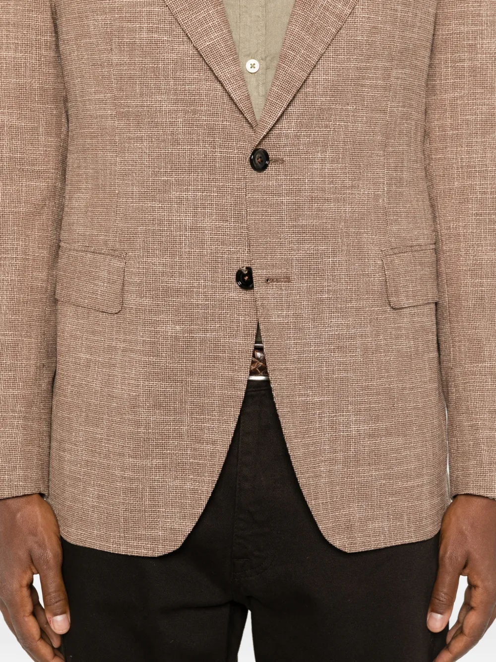 Tagliatore Blazer met puntige revers Bruin